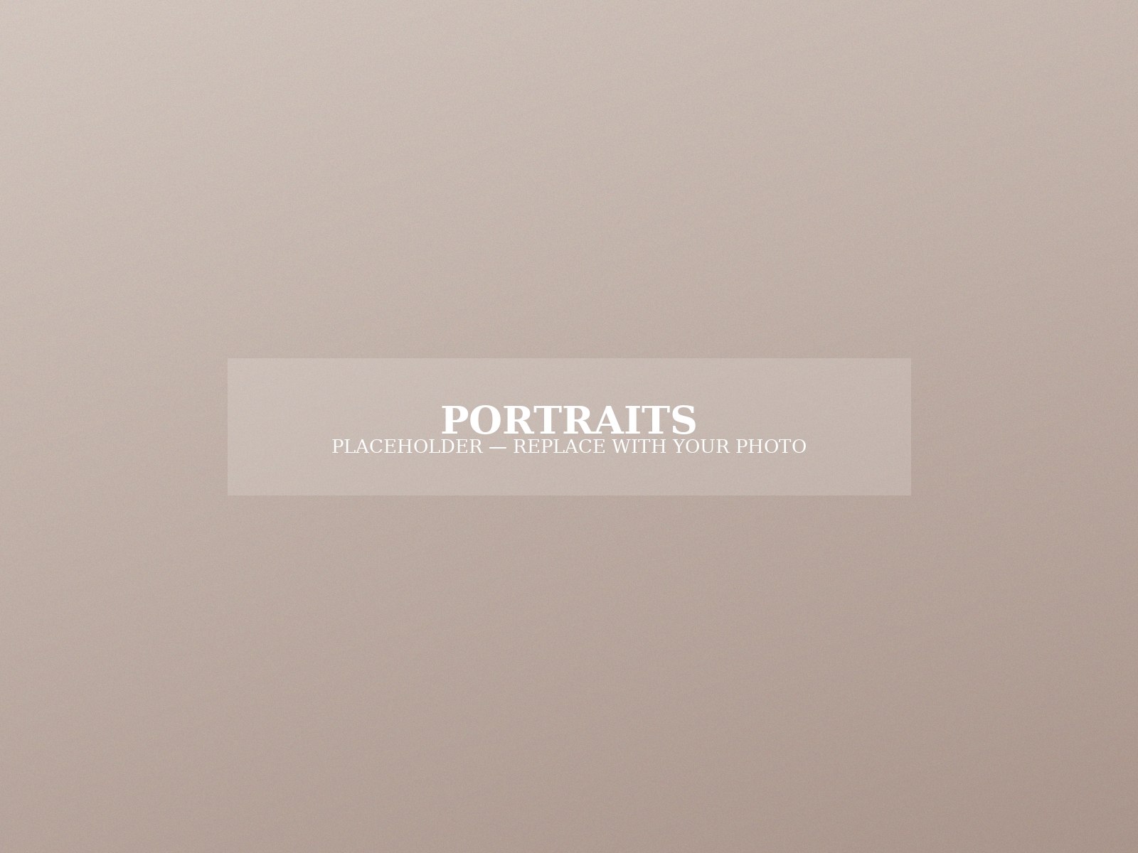 Portraits portfolio placeholder image
