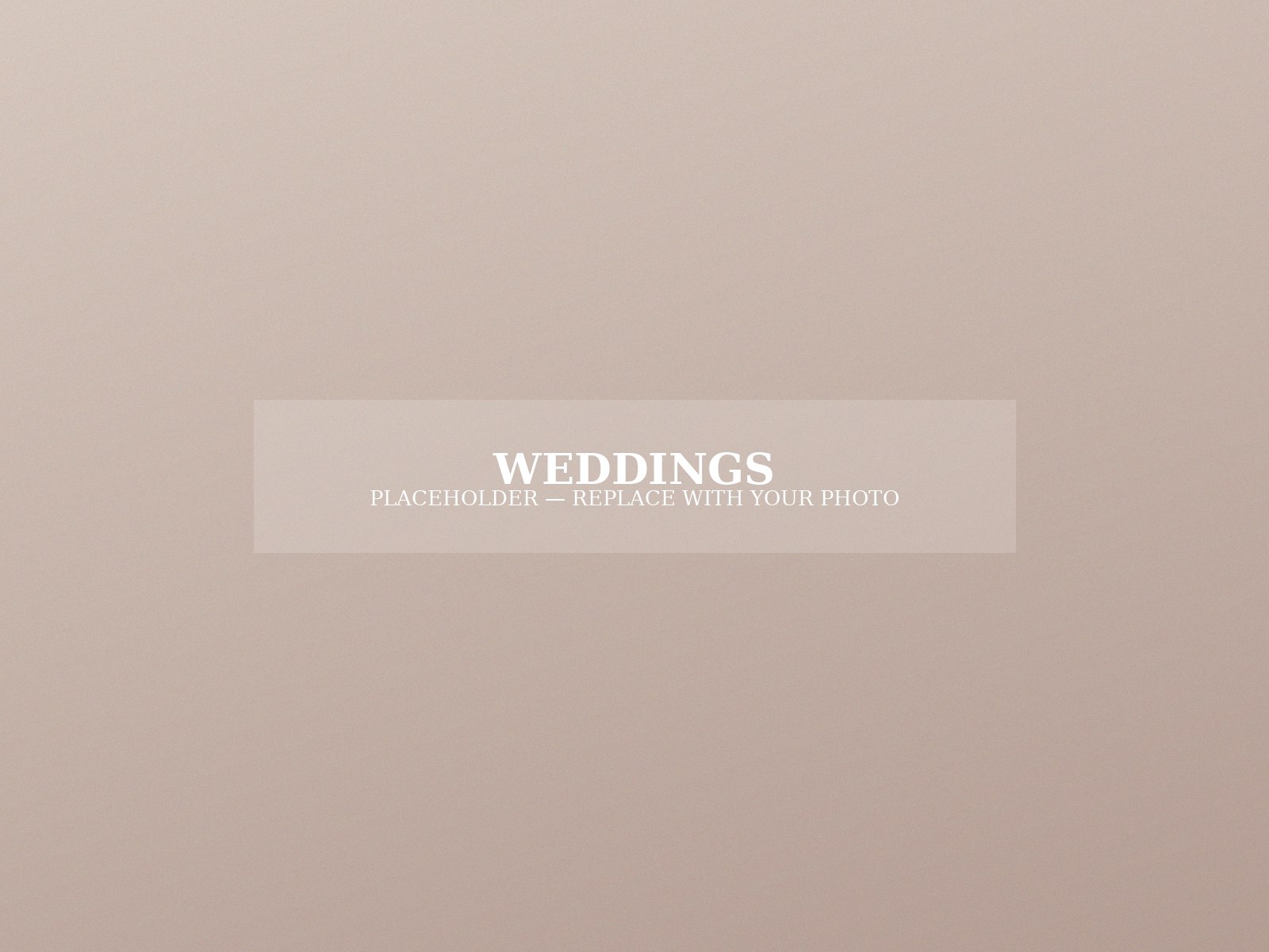 Weddings portfolio placeholder image